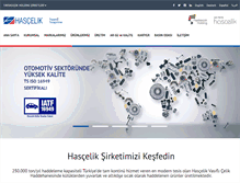 Tablet Screenshot of hascelik.com